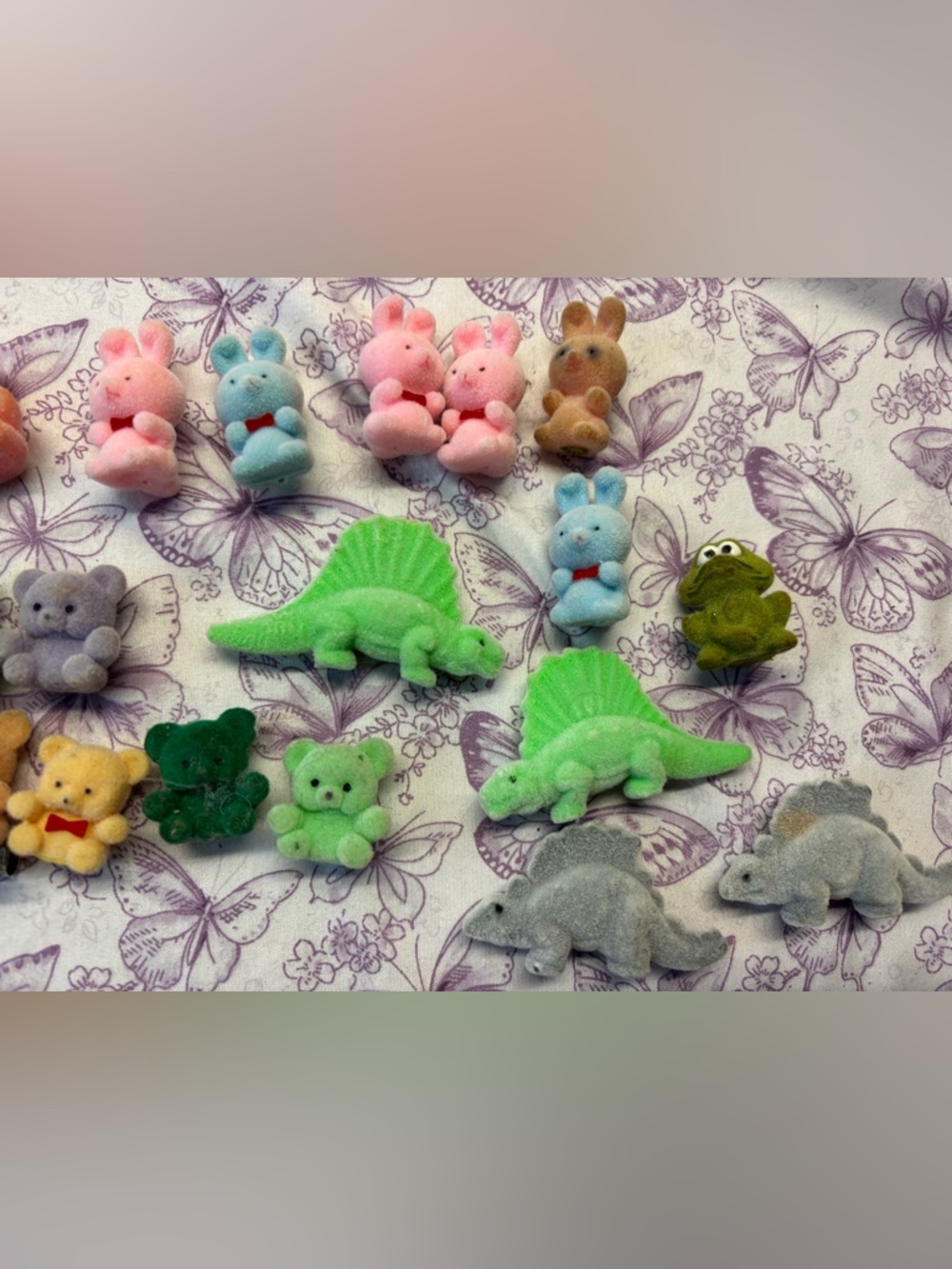 🗝️Vintage Collection of Flocked Animals - Picture 3 of 3